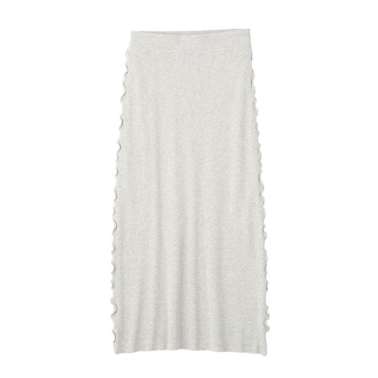 サイドメローリブニットスカート | earth music&ecology  | 詳細画像15 