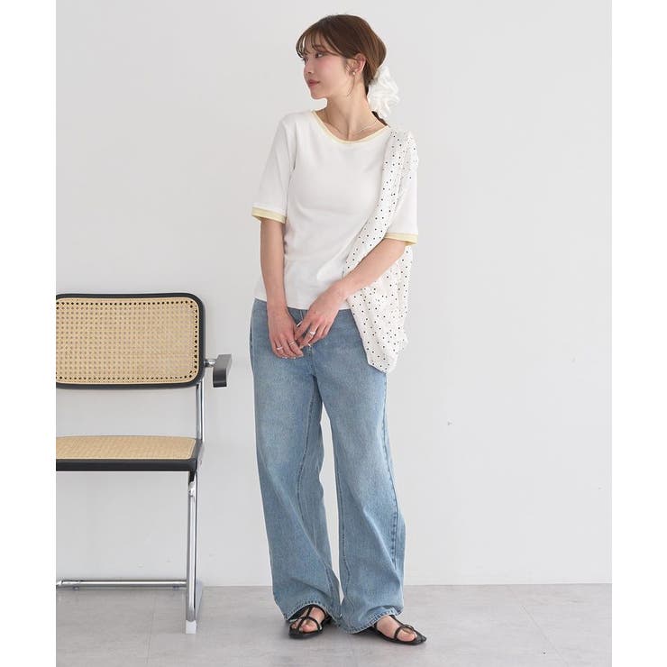 レイヤードライクバイカラープルオーバー | earth music&ecology  | 詳細画像12 