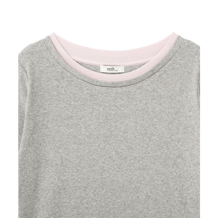 レイヤードライクバイカラープルオーバー | earth music&ecology  | 詳細画像34 