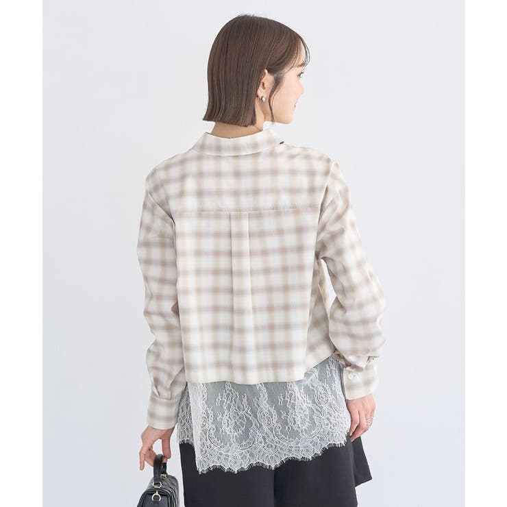 適ON レースヘムシャツ | earth music&ecology  | 詳細画像7 