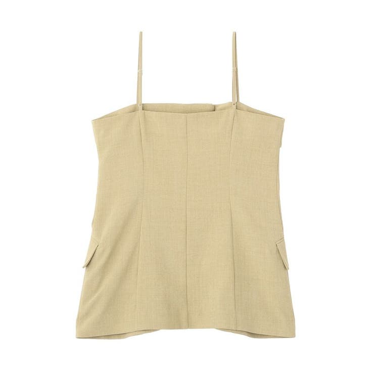 【セットアップ対応】フラップボタンビスチェ | earth music&ecology  | 詳細画像16 