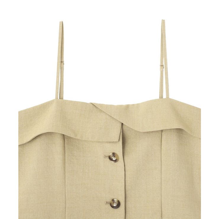 【セットアップ対応】フラップボタンビスチェ | earth music&ecology  | 詳細画像17 