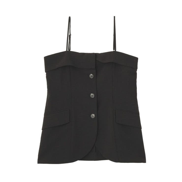 【セットアップ対応】フラップボタンビスチェ | earth music&ecology  | 詳細画像24 