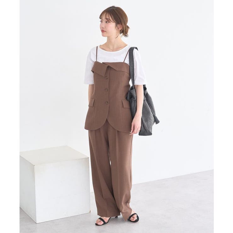 【セットアップ対応】フラップボタンビスチェ | earth music&ecology  | 詳細画像5 