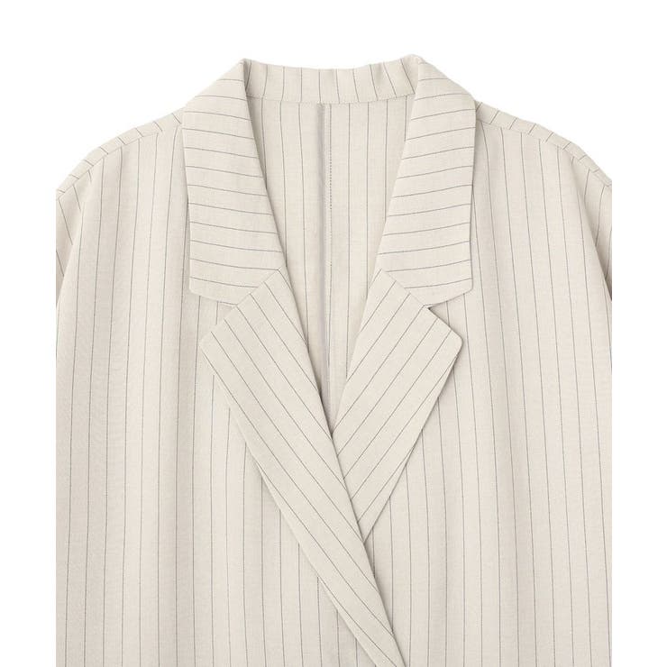 【セットアップ対応】リネンライクダブルジャケット | earth music&ecology  | 詳細画像36 