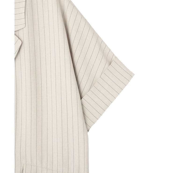 【セットアップ対応】リネンライクダブルジャケット | earth music&ecology  | 詳細画像37 