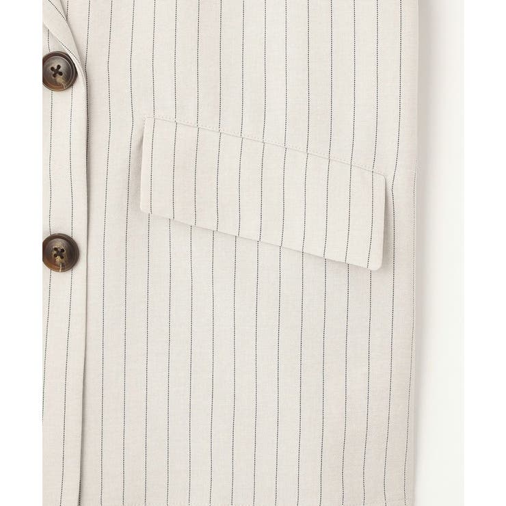 【セットアップ対応】リネンライクダブルジャケット | earth music&ecology  | 詳細画像40 