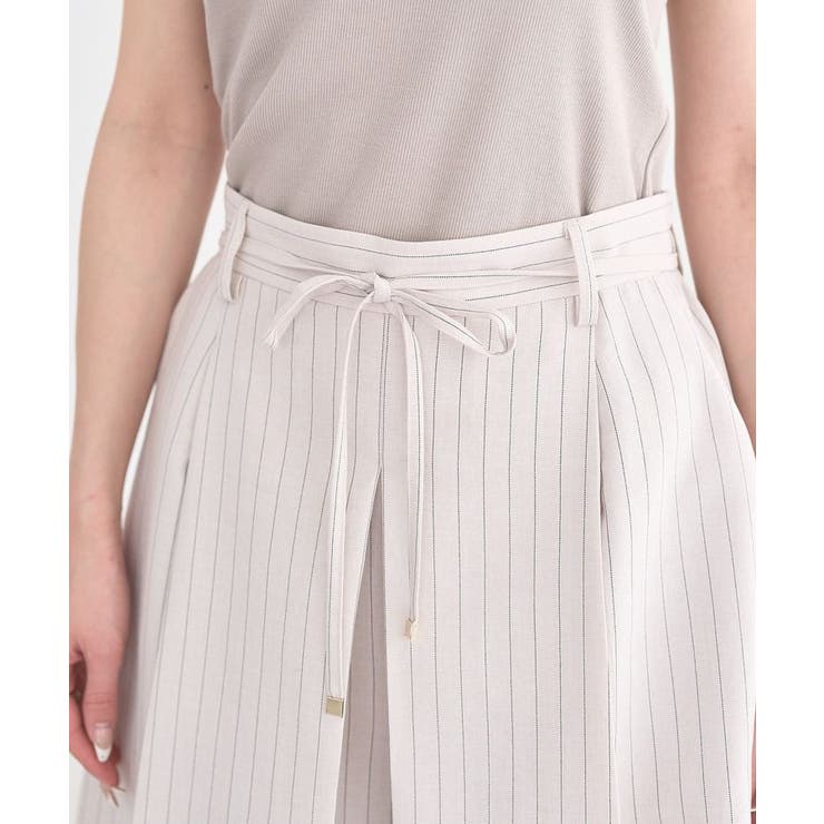 【セットアップ対応】ウエストリボンバミューダパンツ | earth music&ecology  | 詳細画像17 