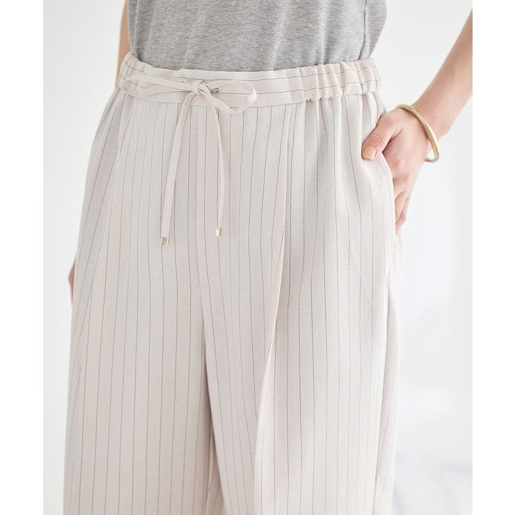 【セットアップ対応】リネンライクリラックスパンツ | earth music&ecology  | 詳細画像25 