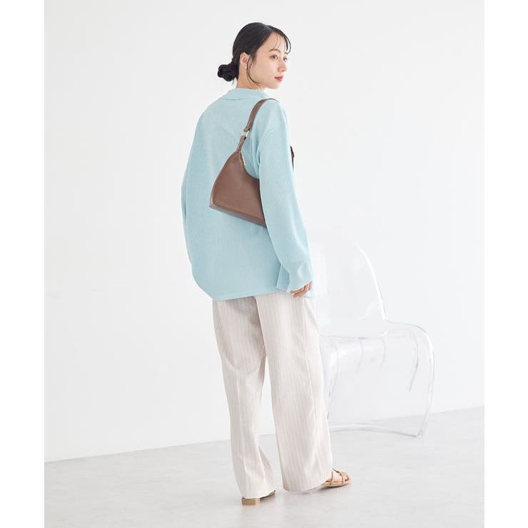 【セットアップ対応】リネンライクリラックスパンツ | earth music&ecology  | 詳細画像7 