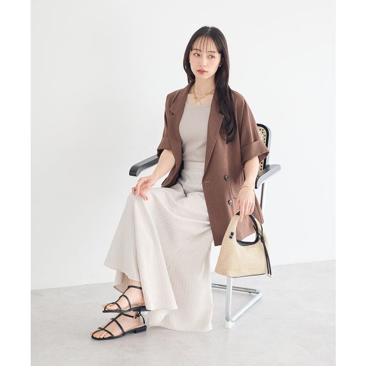 【セットアップ対応】キリカエフレアスカート | earth music&ecology  | 詳細画像11 