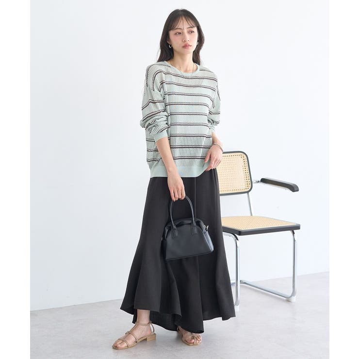 【セットアップ対応】キリカエフレアスカート | earth music&ecology  | 詳細画像18 