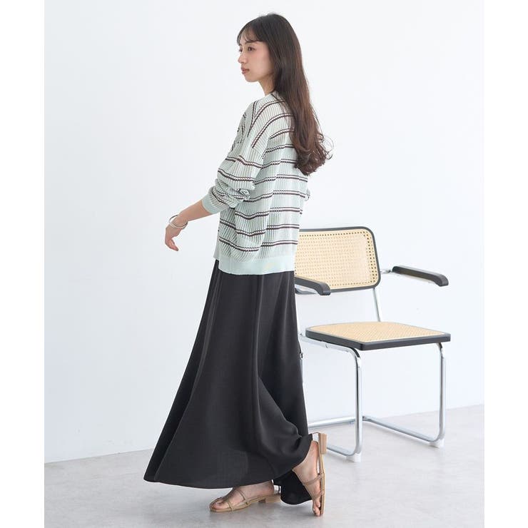 【セットアップ対応】キリカエフレアスカート | earth music&ecology  | 詳細画像19 