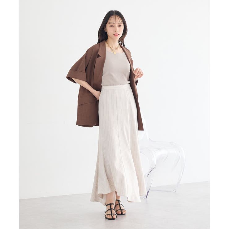 【セットアップ対応】キリカエフレアスカート | earth music&ecology  | 詳細画像8 