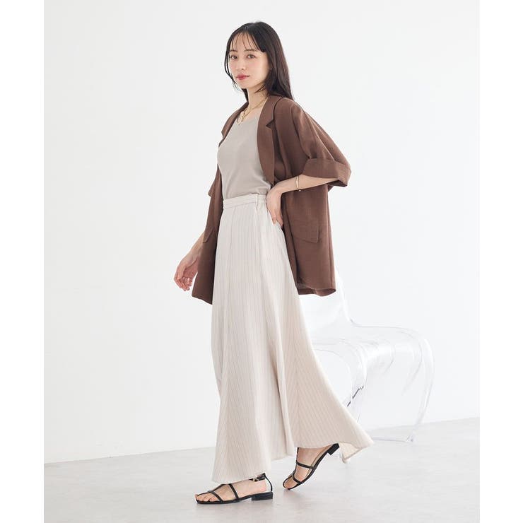 【セットアップ対応】キリカエフレアスカート | earth music&ecology  | 詳細画像9 