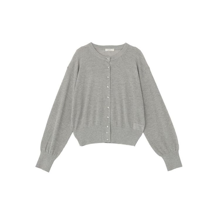 【接触冷感】ボタンアソートクルーネックカーディガン | earth music&ecology  | 詳細画像44 