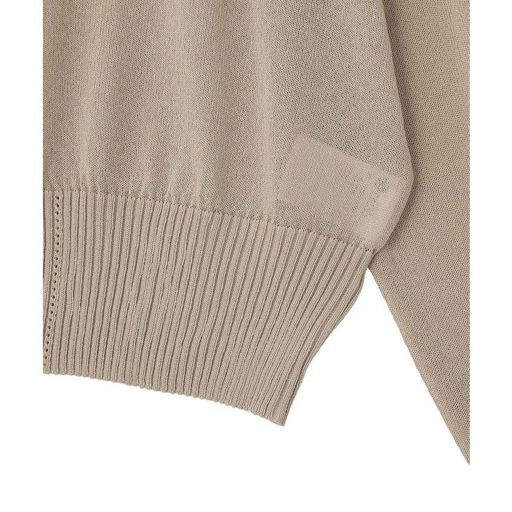 【接触冷感】ボタンアソートクルーネックカーディガン | earth music&ecology  | 詳細画像40 