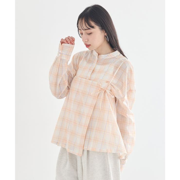 SET2点エプロンライクビスチェ＋シャツ | earth music&ecology  | 詳細画像11 