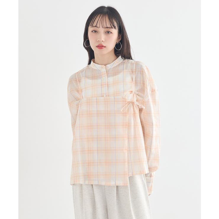 SET2点エプロンライクビスチェ＋シャツ | earth music&ecology  | 詳細画像8 