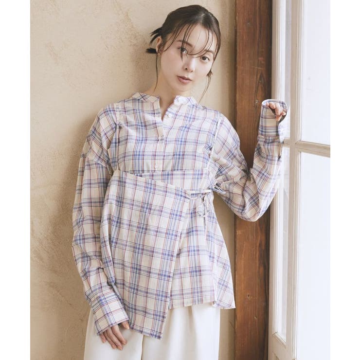 SET2点エプロンライクビスチェ＋シャツ | earth music&ecology  | 詳細画像19 