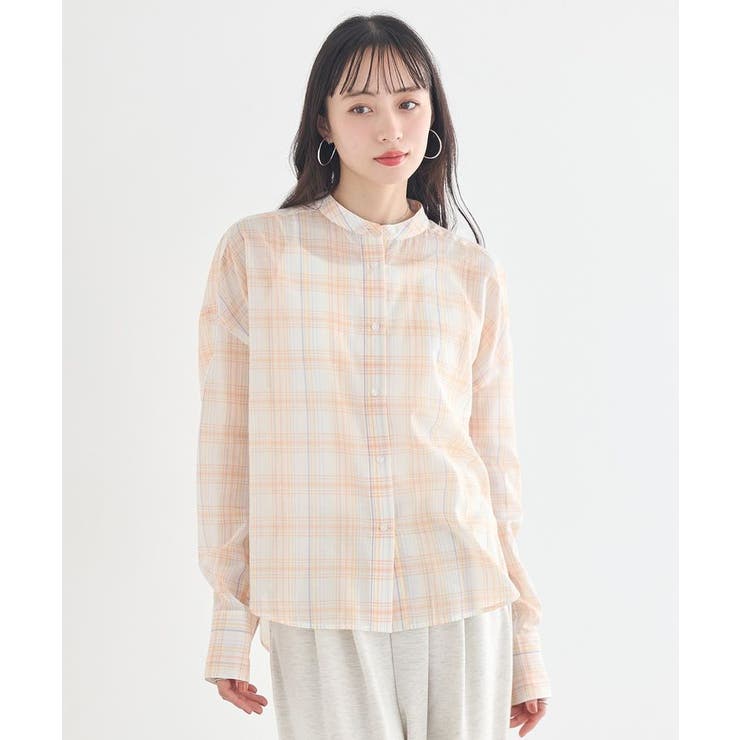 SET2点エプロンライクビスチェ＋シャツ | earth music&ecology  | 詳細画像30 