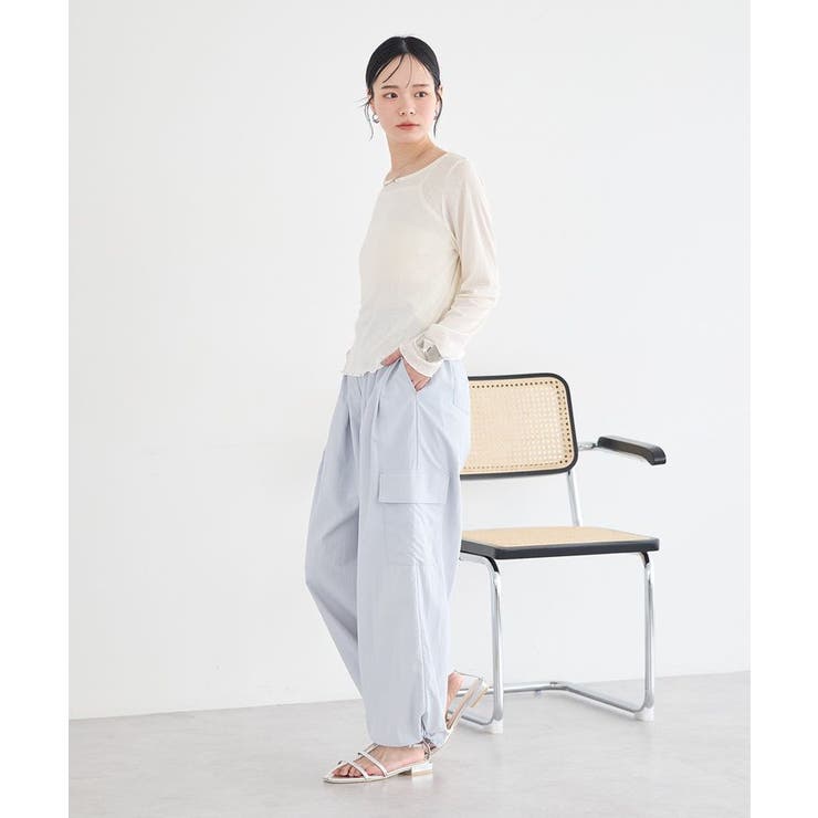 ビットパーツ付きカーゴパンツ | earth music&ecology  | 詳細画像13 