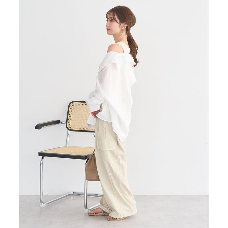 ビットパーツ付きカーゴパンツ | earth music&ecology  | 詳細画像7 