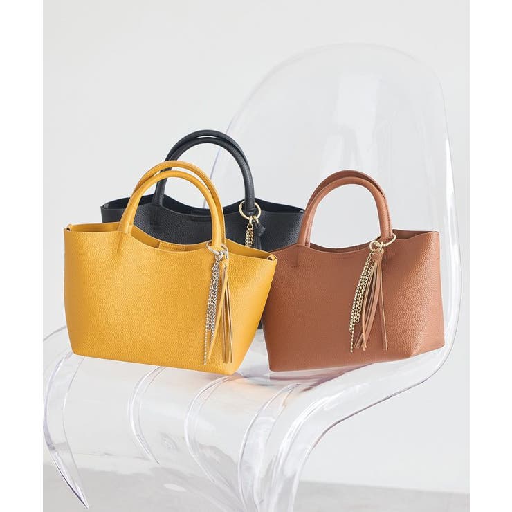 【軽量】チャーム付きミニトートバッグ | earth music&ecology  | 詳細画像1 