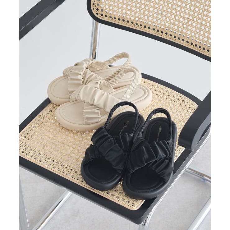 ギャザークロスサンダル | earth music&ecology  | 詳細画像2 