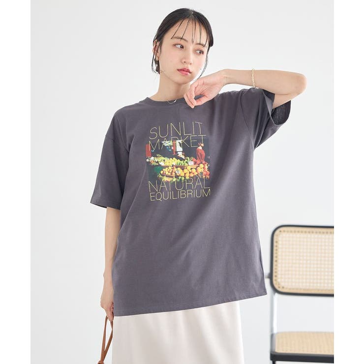 【接触冷感】アソートプリントTシャツ | earth music&ecology  | 詳細画像2 