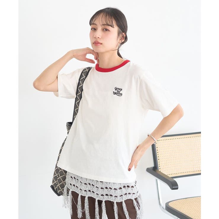 【接触冷感】アソートリンガーTシャツ | earth music&ecology  | 詳細画像2 