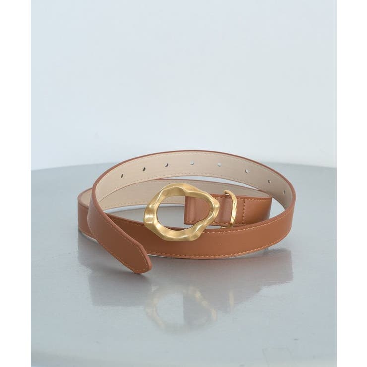 ライトブラウン | ニュアンスバックルベルト | earth music&ecology 