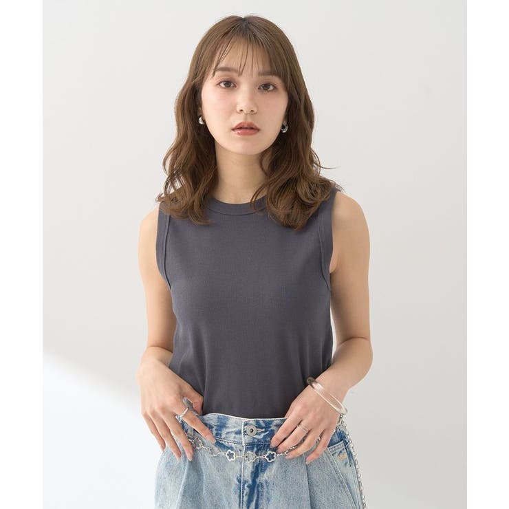 【WEB限定】リブタンクトップ | earth music&ecology  | 詳細画像45 