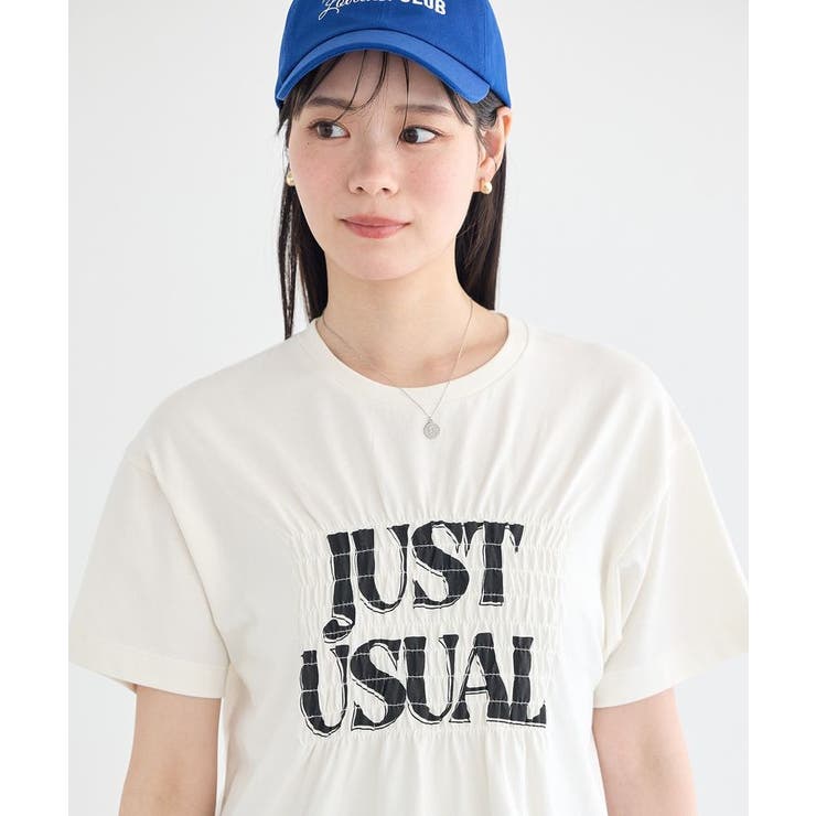 シャーリングロゴTシャツ | earth music&ecology  | 詳細画像18 