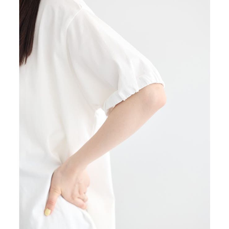 アシメレースビッグTシャツ | earth music&ecology  | 詳細画像13 