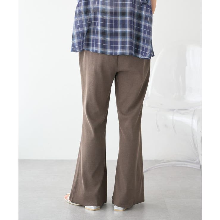ピグメントリブフレアパンツ | earth music&ecology  | 詳細画像4 
