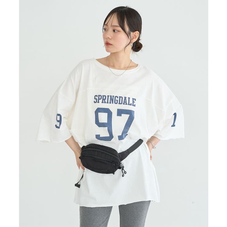ナンバリングビッグTシャツ | earth music&ecology  | 詳細画像10 