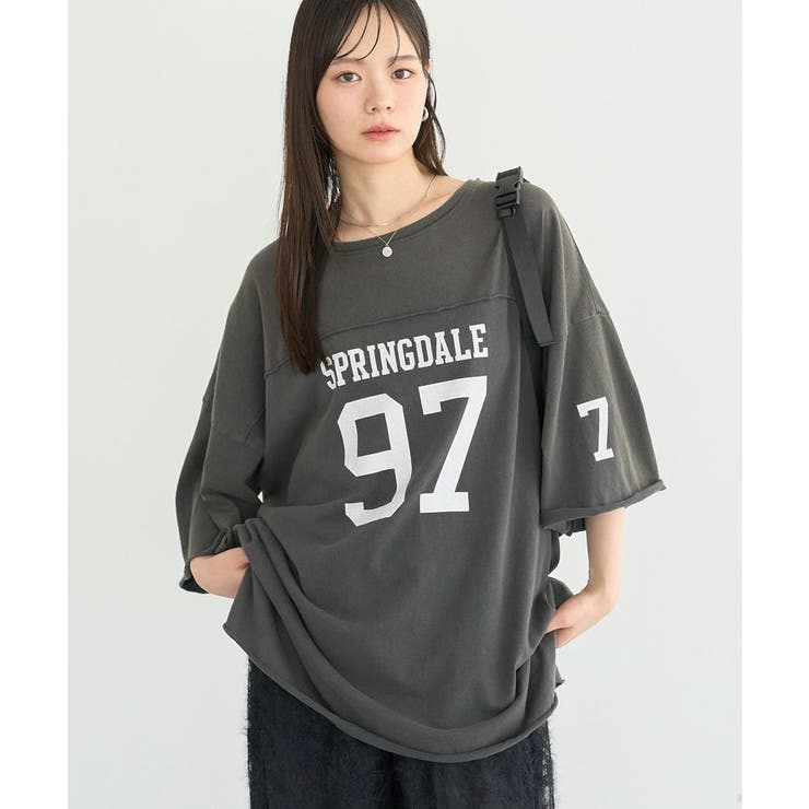 ナンバリングビッグTシャツ | earth music&ecology  | 詳細画像14 