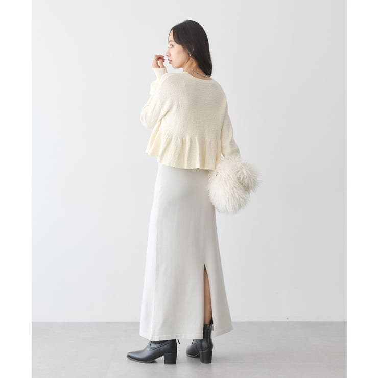 Iラインスリットロングスカート | earth music&ecology  | 詳細画像13 