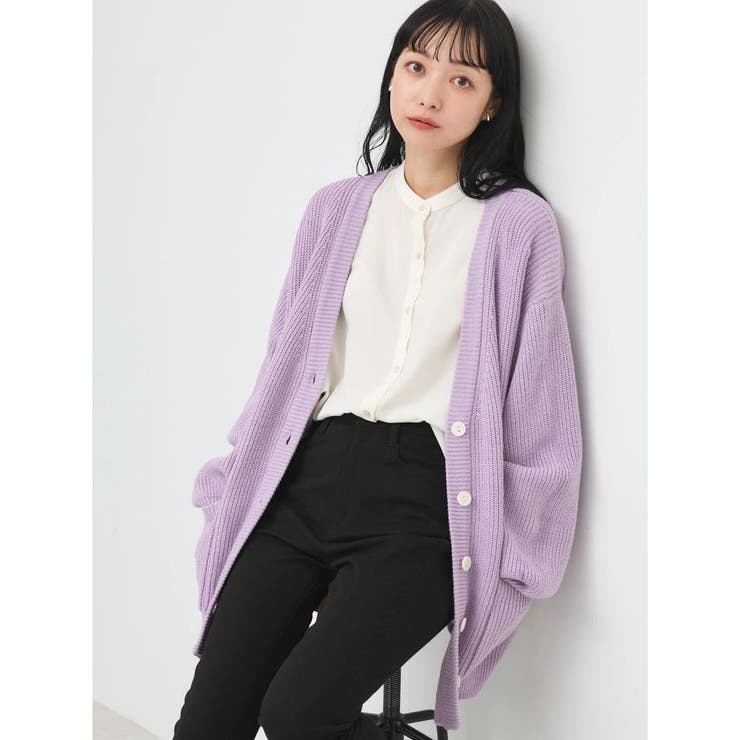 美品】ZARA WOMAN 汚い 編み込みロングカーディガン