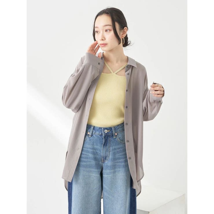 シアーシャツ | earth music&ecology  | 詳細画像3