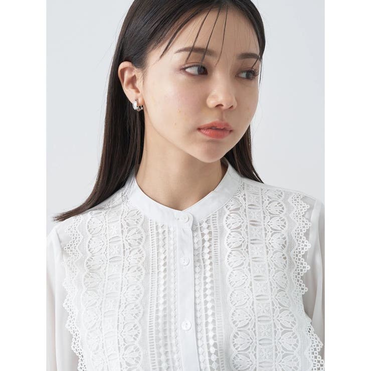ベロアモール総レースドレス(モーヴ)CR1-389MOV-M | OTONA DRESS