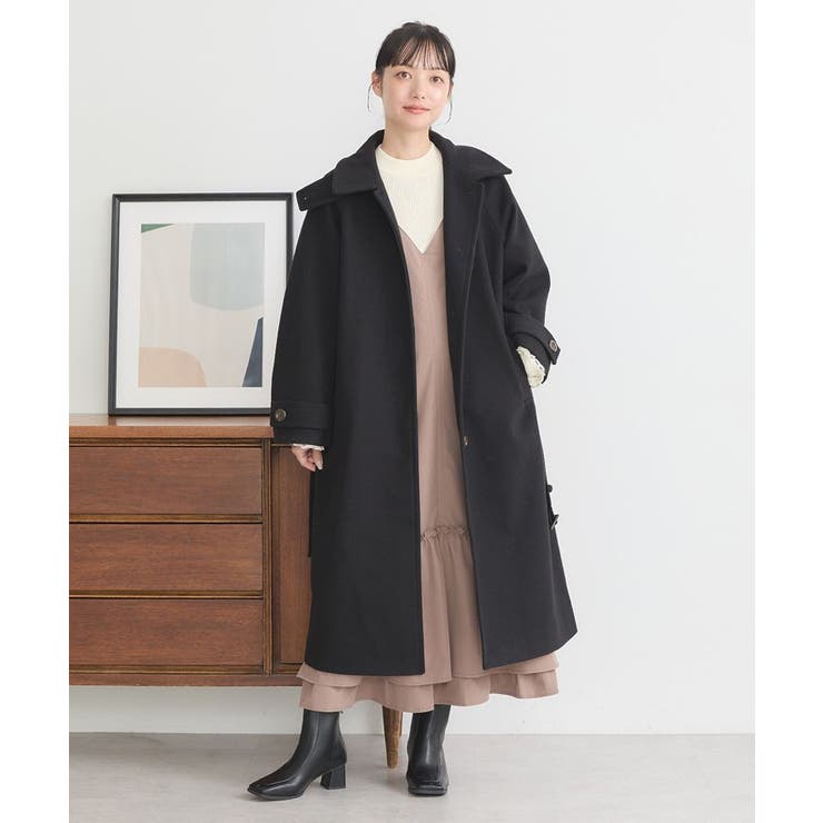 Heather｜2WAYステンカラーロングコート | Rakuten Fashion(楽天
