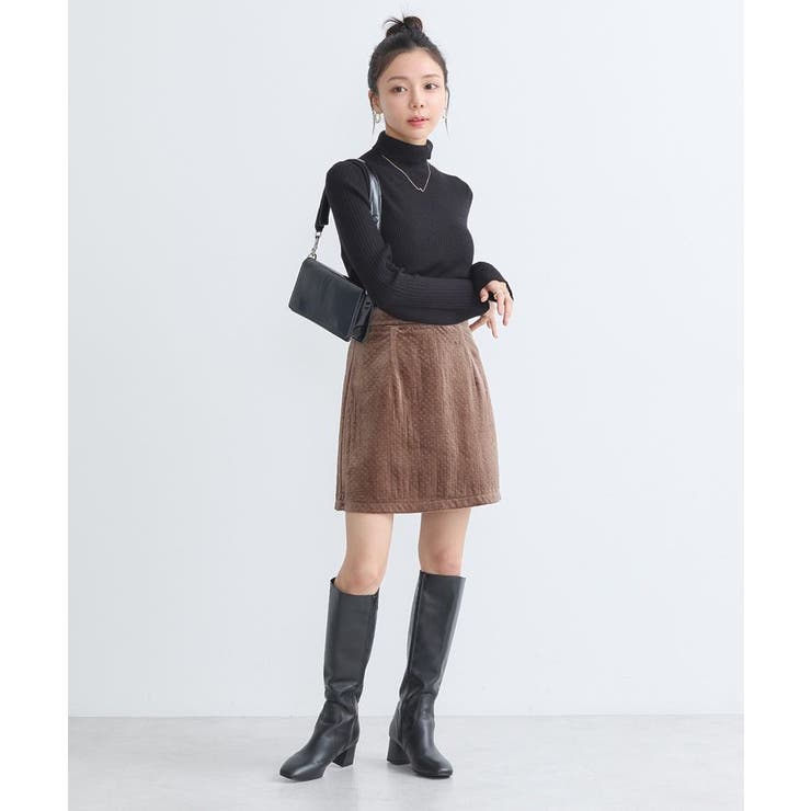 やわらかタッチタートルネックニットプルオーバー | earth music&ecology  | 詳細画像16 