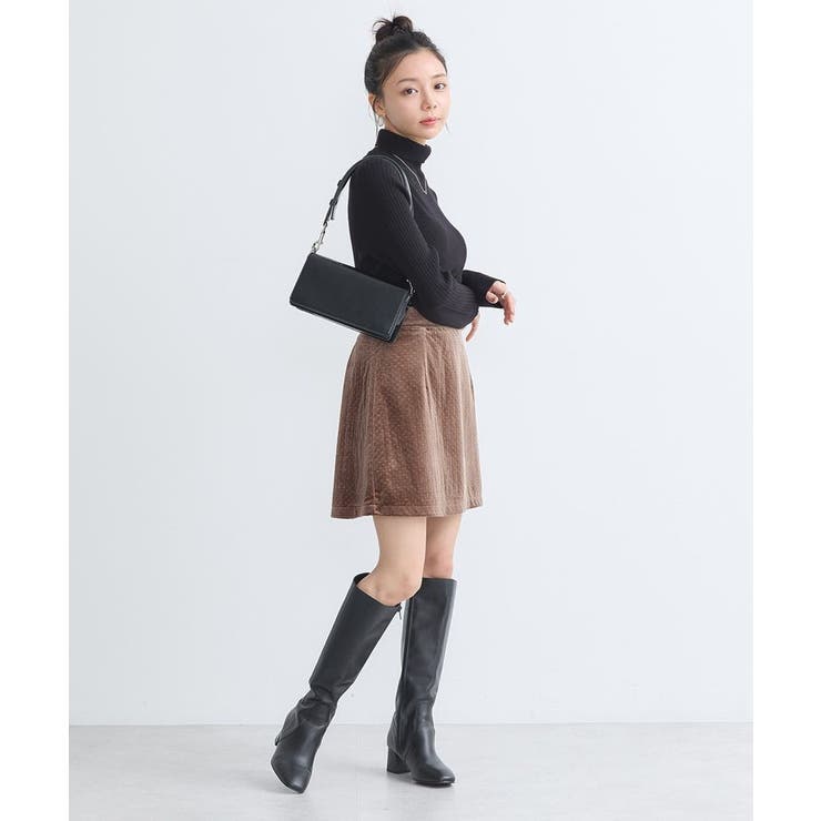 やわらかタッチタートルネックニットプルオーバー | earth music&ecology  | 詳細画像17 