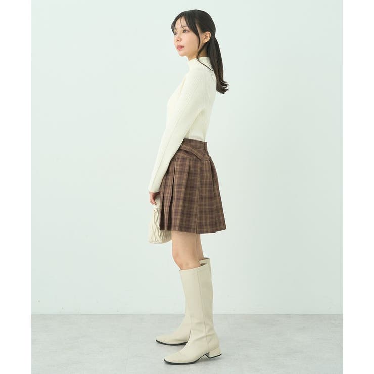 やわらかタッチタートルネックニットプルオーバー | earth music&ecology  | 詳細画像24 