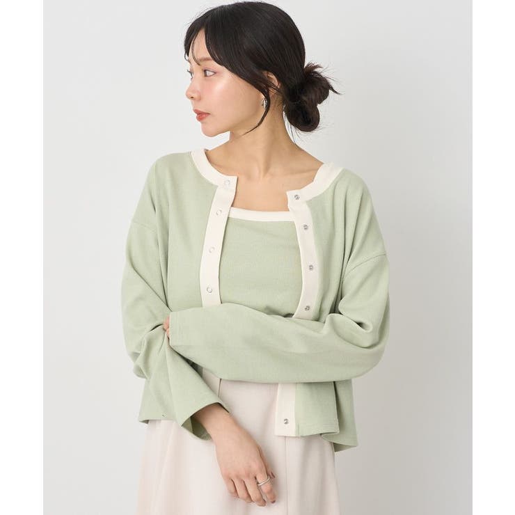 ミント | SET2点リブアンサンブル | earth music&ecology