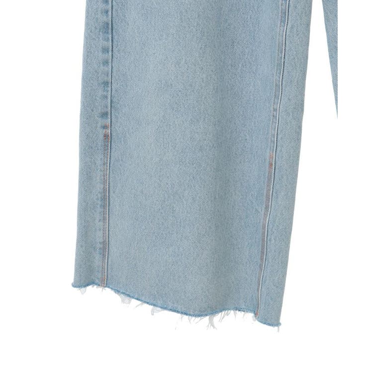 セルフカットワイドデニムパンツ | earth music&ecology  | 詳細画像37 