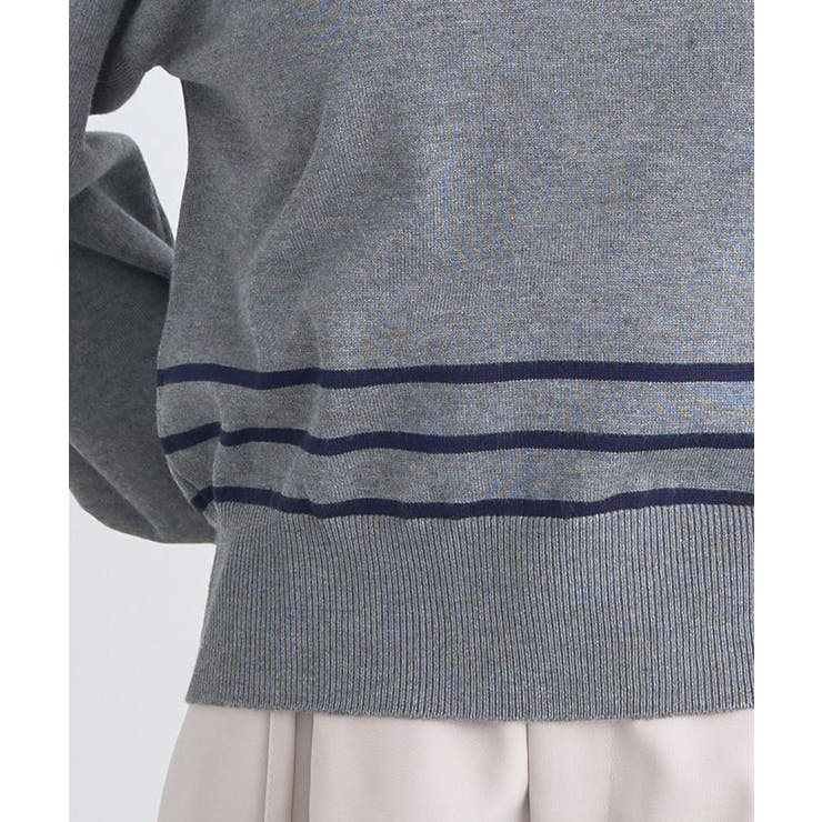 パールボタンニットプルオーバー | earth music&ecology  | 詳細画像17 