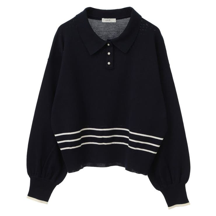 パールボタンニットプルオーバー | earth music&ecology  | 詳細画像18 